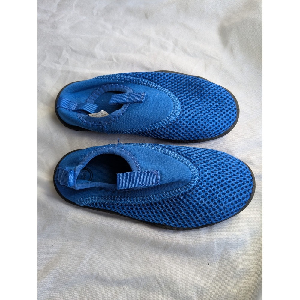 Wonder Nation Toddler Boy's Blue And Black Water Shoes Size‎ 9/10